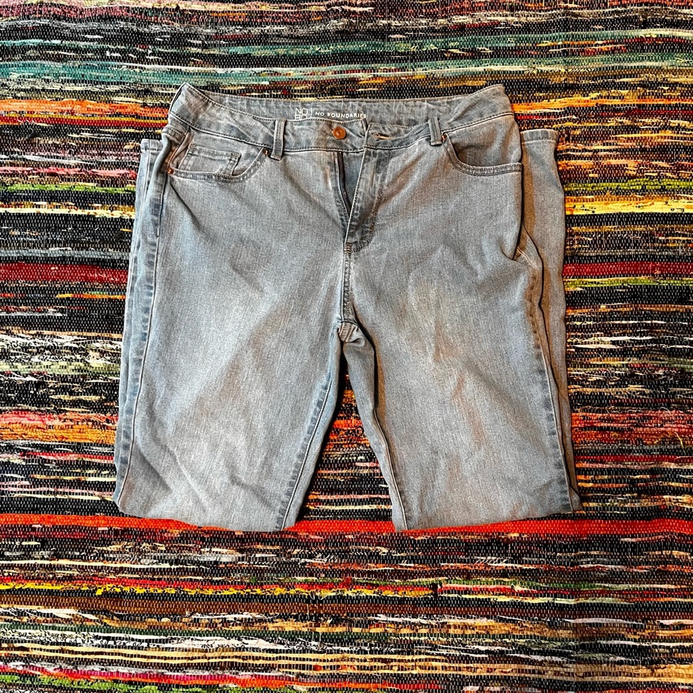 Size 13 blue jeans (no rips) brand: NoBo
